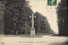 CPA Foret De Fontainebleau Croix De Saint Herem