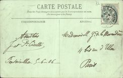 VINTAGE POSTCARD Fontainebleau the Drill the Martyrdom