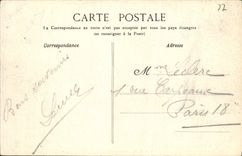 VINTAGE POSTCARD Palate De Fontainebleau the River of the English garden