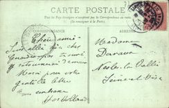 VINTAGE POSTCARD Fontainebleau the Palate the Pond and the house of the museum cbinois China Clouded