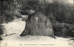 VINTAGE POSTCARD Drill De Fontainebleau the Hat Of Napoleon 1st