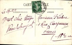 VINTAGE POSTCARD Palate De Fontainebleau François Gallery 1st