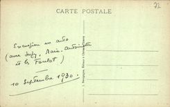 VINTAGE POSTCARD Fontenay Tresigny the Castle Seen Of the Park