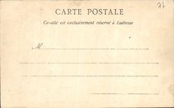 VINTAGE POSTCARD Fontainebleau Church And Marche