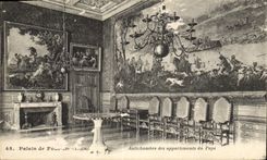 CPA Palais De Fontainebleau antichambre des appartements du pape