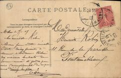 VINTAGE POSTCARD Drill De Fontainebleau Arbonne Notre Dame De Grace