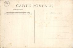 VINTAGE POSTCARD Drill De Fontainebleau Point of view of the throats of apremont