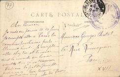 CPA Palais De Fontainebleau La Chambre a coucher de napoleon 1er