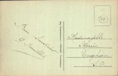 VINTAGE POSTCARD Tired Good-byes Of Napoleon in the court of the palate of Fontainebleau April 20th, 1814