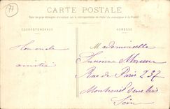 VINTAGE POSTCARD Palate De Fontainebleau Pond Of Carps And House of the Emperor