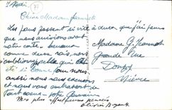 VINTAGE POSTCARD Palate De Fontainebleau Gone of sully