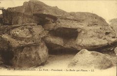 VINTAGE POSTCARD Fontainebleau the Franchard Drill the Rock Which Cries