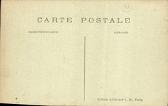 VINTAGE POSTCARD Layered branches Martyrdom Of St Ayoul