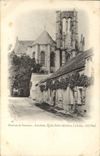 VINTAGE POSTCARD Surroundings De Nemours Larchant Church Holy Malbieu the Apse
