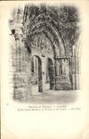 VINTAGE POSTCARD Surroundings De Nemours Larchant Church Holy Malbieu the Porch Seen of Profile
