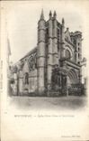 VINTAGE POSTCARD Montereau Notre Dame Church And Saint Wolf