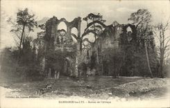 VINTAGE POSTCARD Dammarie the Lilies Ruins Of the Abbey