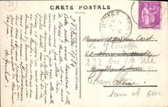 VINTAGE POSTCARD Juziers the Castle Of Sergenterie