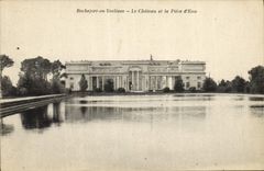 CPA Rochefort En Yvelines Le Chateau Et La Piece d'Eau