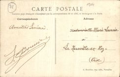 VINTAGE POSTCARD Trianon House Of the Versailles Queen