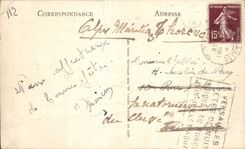 Castillo de la POSTAL de la VENDIMIA de Versalles interior de la cámara acorazada vista del desván de órgano