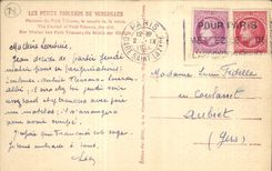 VINTAGE POSTCARD Small Tables Of Versailles Hamlet Of Small Trianon