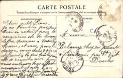 VINTAGE POSTCARD Versailles Large Trianon the Peristyle Having served as dining room under Louis XIV