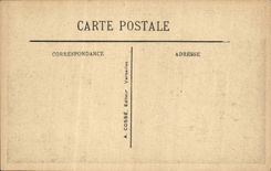 VINTAGE POSTCARD Versailles Facade Of the Castle Dimensions Park