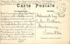 VINTAGE POSTCARD Park Of Versailles removal De Proserpine