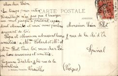 VINTAGE POSTCARD Versailles Basin De Latone One Day Of Large Water