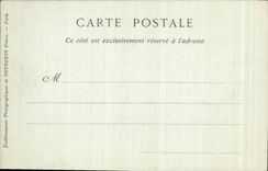 VINTAGE POSTCARD Palais Of Large Trianon Dimensions Versailles park