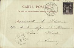 VINTAGE POSTCARD Park Of Small Trianon the House of the Miller