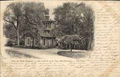 VINTAGE POSTCARD Park Of Small Trianon Dairy and the Marlborough tower