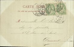 VINTAGE POSTCARD Park Of Small Trianon the Rustic Bridge