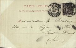 Parque de la POSTAL de la VENDIMIA de pequeño Trianon el gabinete de señora