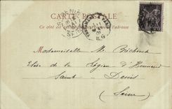 VINTAGE POSTCARD Park Of Versailles Principal Frontage