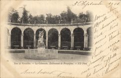 Parque de la POSTAL de la VENDIMIA de Versalles la columnata Removal De Proserpine