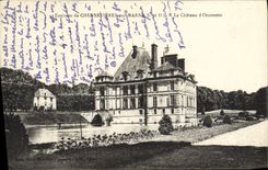 VINTAGE POSTCARD Surroundings De Chenneviers On the Marne the Castle of Ormesson