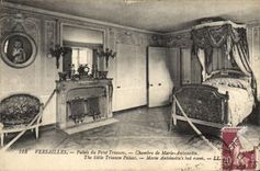 Paladar de Versalles de la POSTAL de la VENDIMIA de pequeño el cuarto del trianon de Marie Antonieta