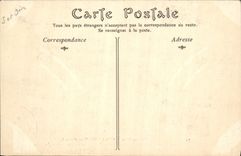 VINTAGE POSTCARD Castle of Malmaison old residence of Napoleon 1st Library of the emperor