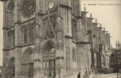 CPA Mantes Portail De Notre Dame