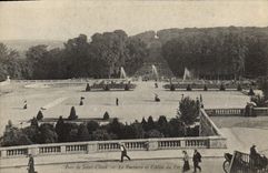 VINTAGE POSTCARD Park of Cloud Saint the floor and the alley of iron