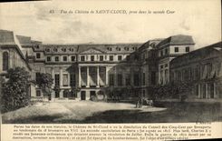 CPA Saint Cloud Vue du chateau prise dans la seconde cour