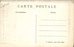 VINTAGE POSTCARD Castle of Dampierre the statue of Minerve