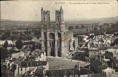 CPA Mantes Vue Generale Prise de la Tour Saint Maclou