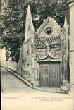 VINTAGE POSTCARD Montmorency the street with the bread last vestiges of the Monastery of TEmpliers