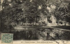 La POSTAL Versalles Trianon de la VENDIMIA salió posterior del molino