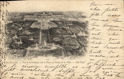 La POSTAL Versalles de la VENDIMIA que considera como el cuervo vuela en el parque el paladar y la ciudad