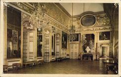 POSTAL Versalles de la VENDIMIA la sala de estar del ojo del buey