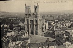 CPA Mantes Vue Generale Prise de la Tour Saint Maclou